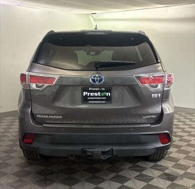 2015 Toyota HIGHLANDER HYBRD Limited Platinum
