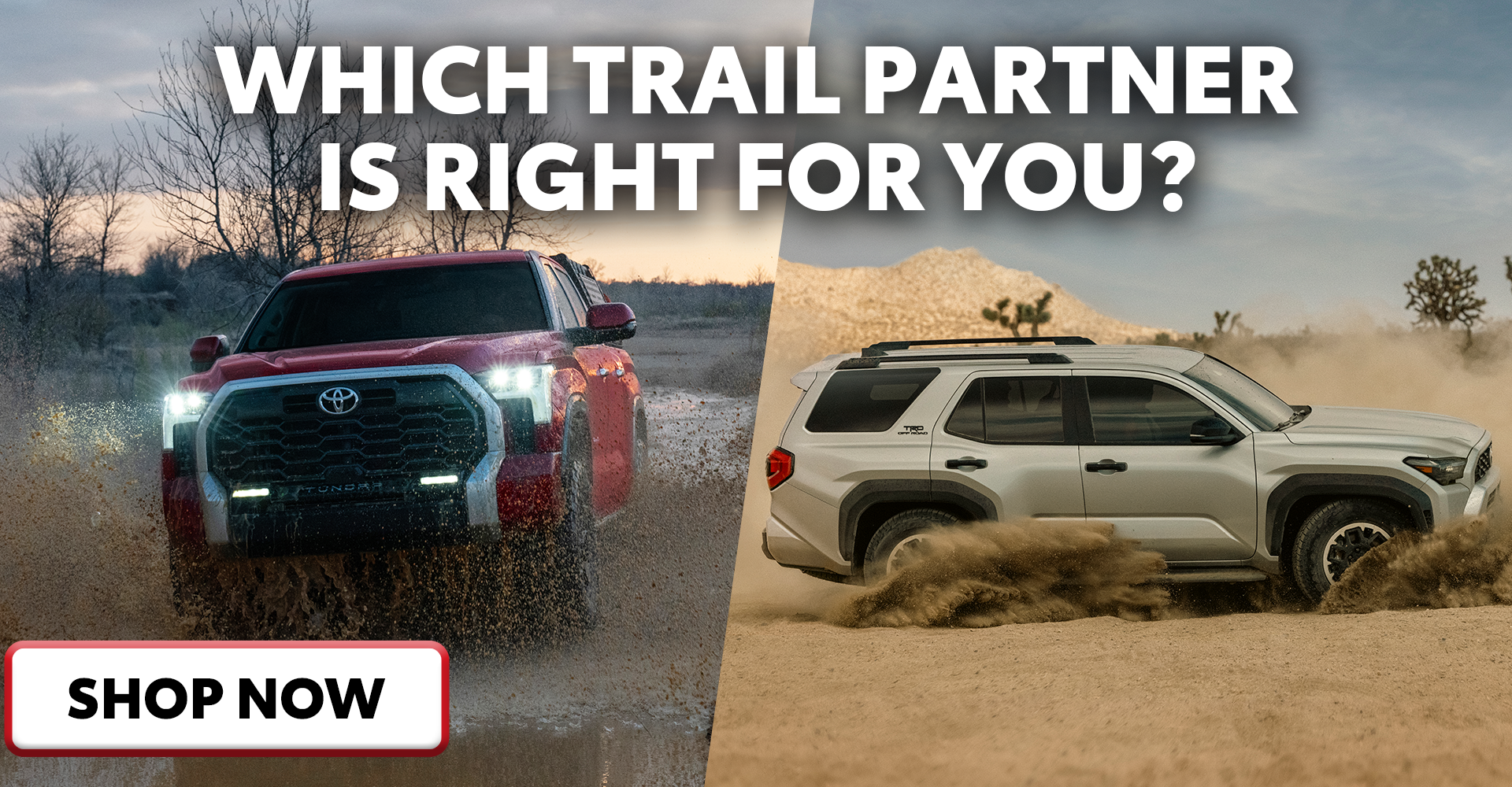 Toyota Truck vs. SUV Off-Road Toyota Truck vs. SUV Off-Road