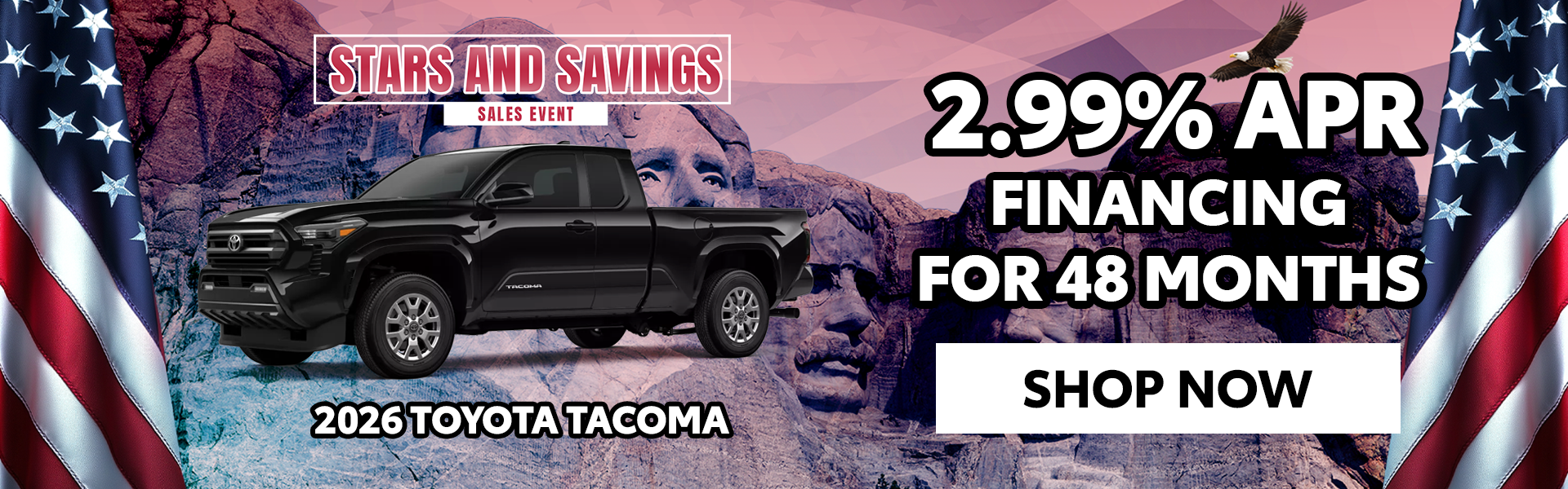 2.99%/48 Mo. | 2026 Toyota Tacoma