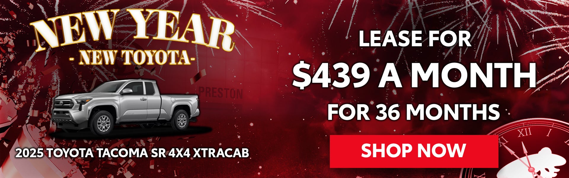 $439/Mo. for 36 Mo. | 2025 Toyota Tacoma SR