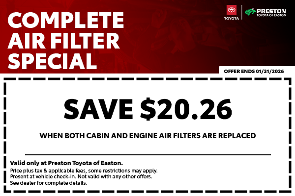 Complete Air Filter Special