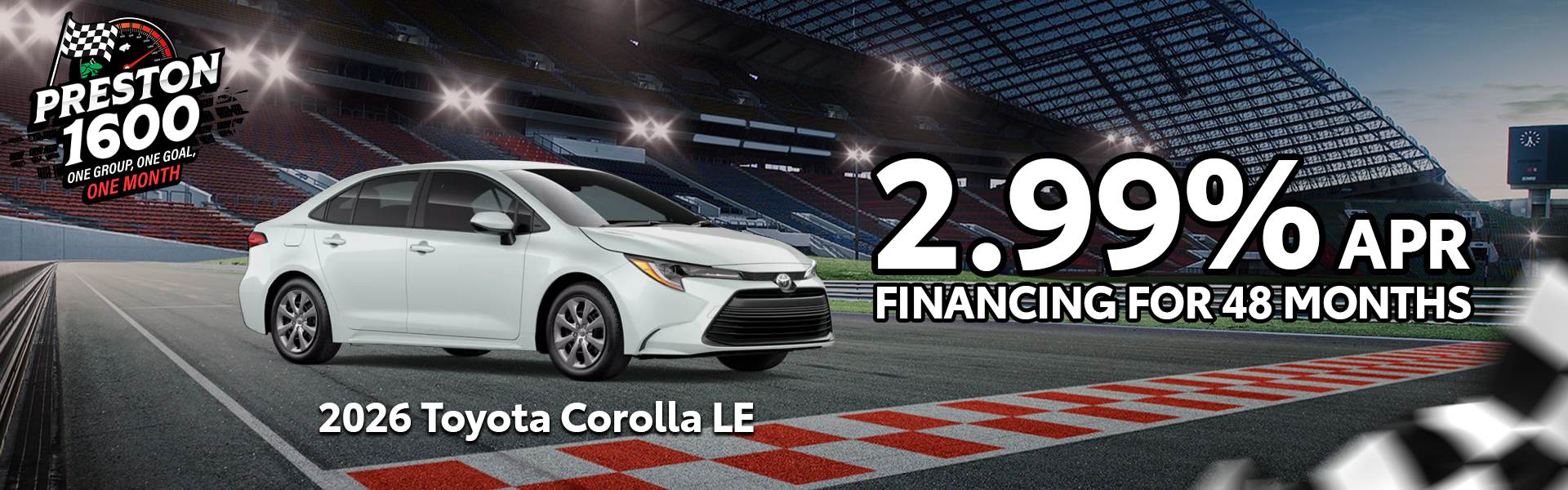2.99% APR for 48 Mo. | 2026 Toyota Corolla