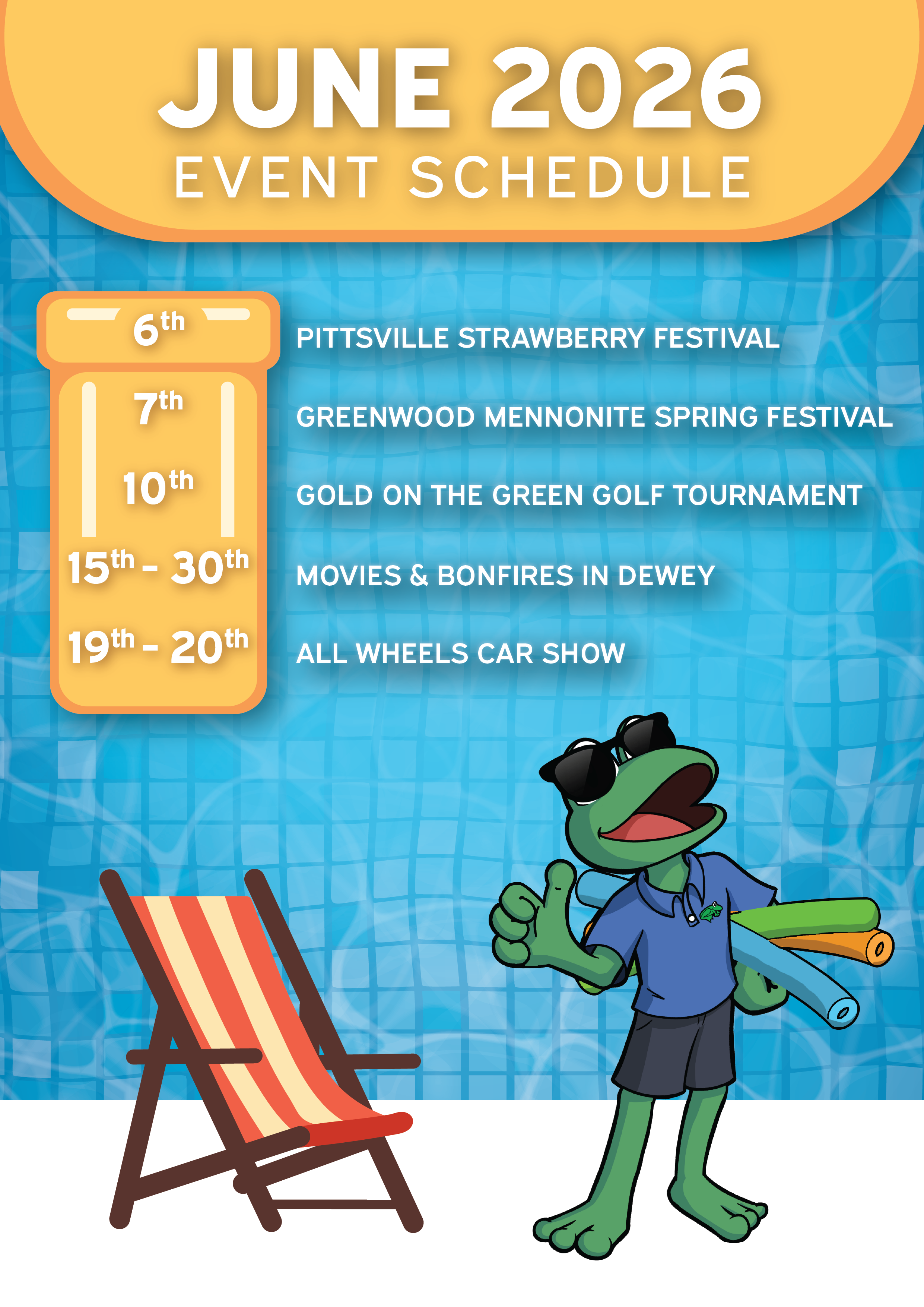 May 2026 Events Schedule